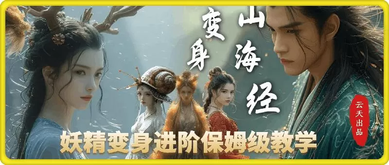 云天AI山海经变身视频教程，妖精变身进阶保姆级教学-颜夕资源网-第17张图片