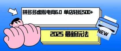 拼多多虚拟电商，单人操作10家店，单店日盈利500+-颜夕资源网-第17张图片