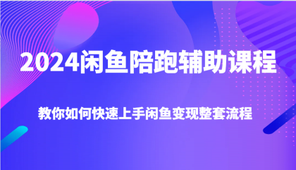 2024闲鱼陪跑辅助课程，教你如何快速上手闲鱼变现整套流程-颜夕资源网-第17张图片