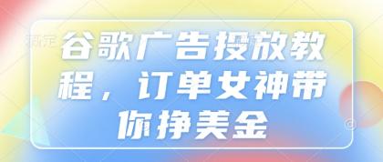 谷歌广告投放教程，订单女神带你挣美金-颜夕资源网-第17张图片
