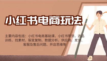 小红书电商玩法：带货/选品/找素材/裂变/数据分析/供应商/发货/售后/开店思维等-颜夕资源网-第17张图片