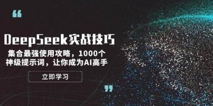 DeepSeek实战技巧：集合最强使用攻略，1000个神级提示词，让你成为AI高手-颜夕资源网-第17张图片