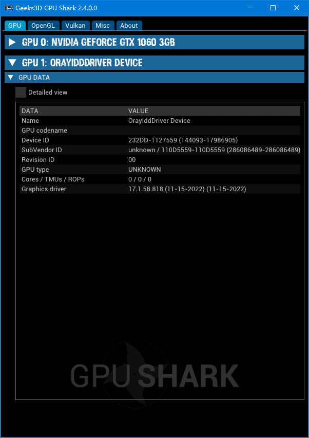 GPU Shark 显卡GPU监视工具 v2.7.0.0 绿色版-颜夕资源网-第17张图片