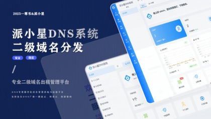 派小星DNS二级域名分发系统-颜夕资源网-第17张图片