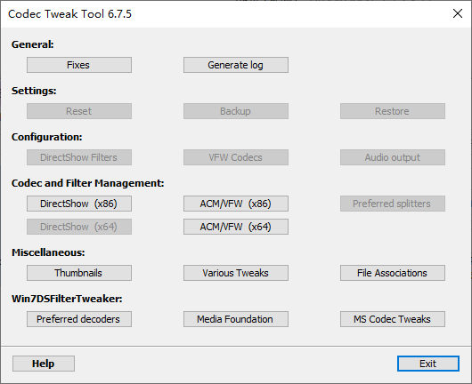 K-Lite Codec Tweak Tool(音频解码器优化) v6.7.5 绿色版-颜夕资源网-第17张图片
