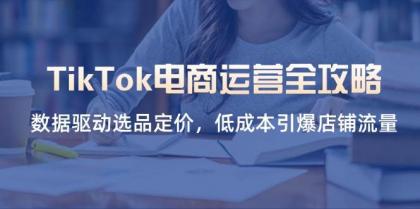 TikTok电商运营全攻略，数据驱动选品定价，低成本引爆店铺流量-颜夕资源网-第17张图片