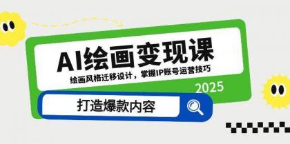 AI绘画变现课，绘画风格迁移设计，掌握IP账号运营技巧，打造爆款内容-颜夕资源网-第17张图片