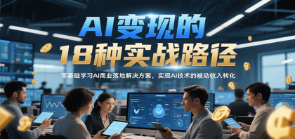 AI变现的18种实战路径，零基础学习AI商业落地解决方案，实现AI技术的被动收入转化-颜夕资源网-第17张图片