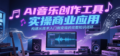 AI音乐创作工具实操商业应用，构建从技术入门到变现的完整知识闭环-颜夕资源网-第17张图片
