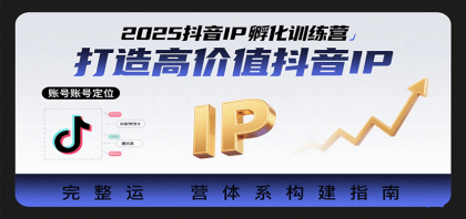 2025抖音IP孵化训练营，打造高价值抖音IP的完整运营体系-颜夕资源网-第16张图片